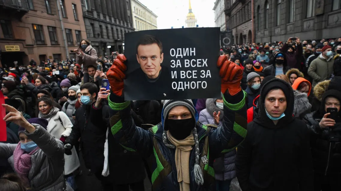 Estados Unidos presiona Rusia para que libere al opositor Navalny