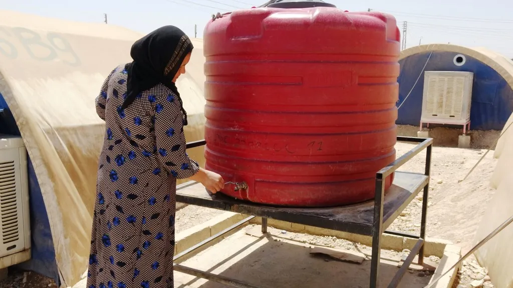 Grave escasez de agua en el campamento de desplazados internos de Girê Spi