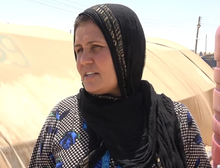 Grave escasez de agua en el campamento de desplazados internos de Girê Spi