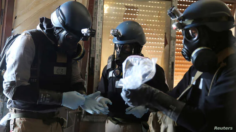 ​​​​​​​Desarme de la ONU: descubrimiento de una nueva arma química utilizada en Siria