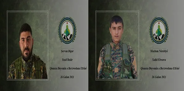 Fuerzas de Liberación de Afrin revelan idenidad de los combatientes martirizados en Şira