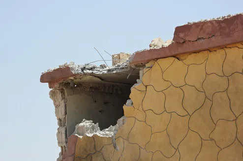 Imágenes de video muestran consecuencias del bombardeo turco al oeste de Girê Spi