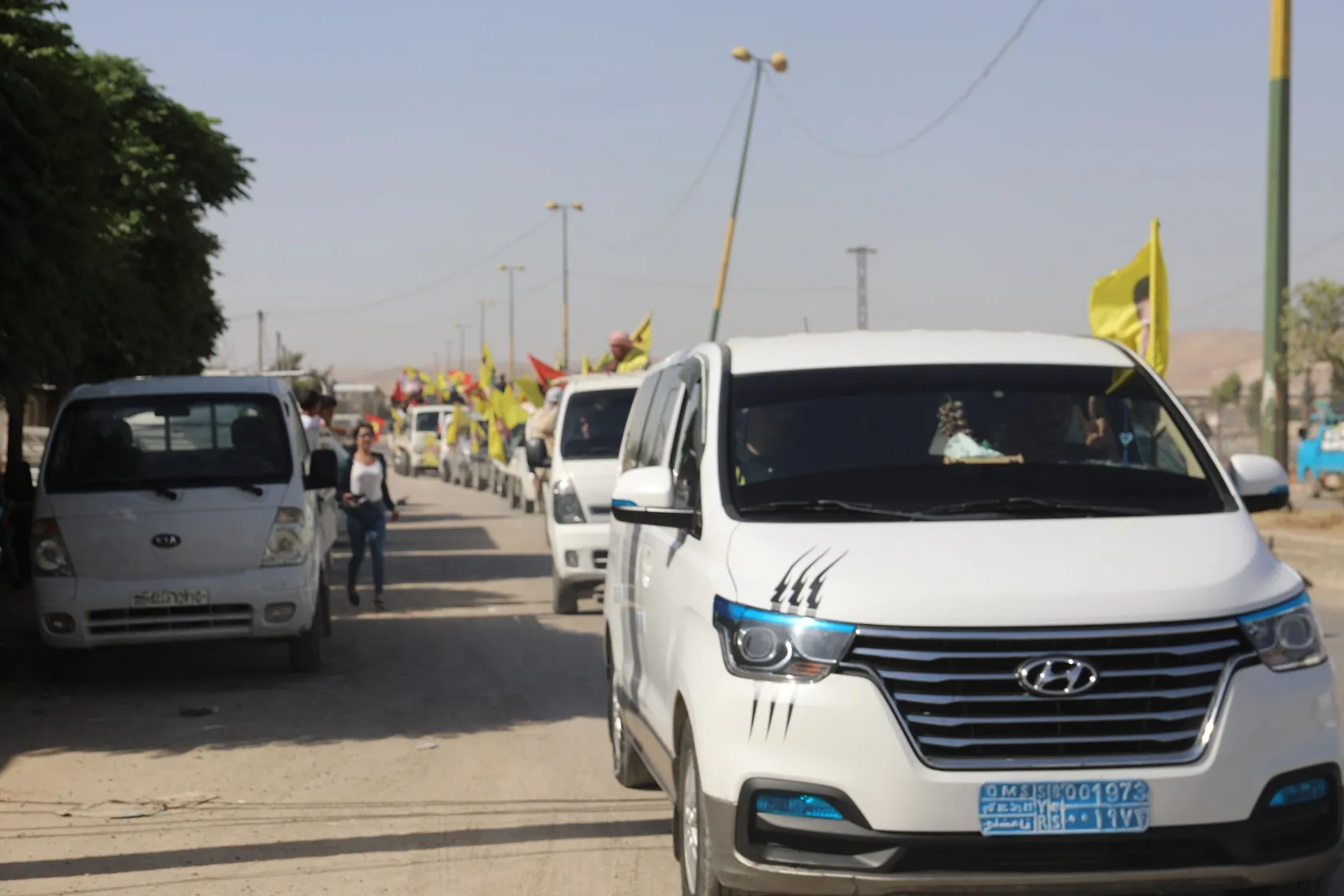 Los participantes llegan a Qamishlo