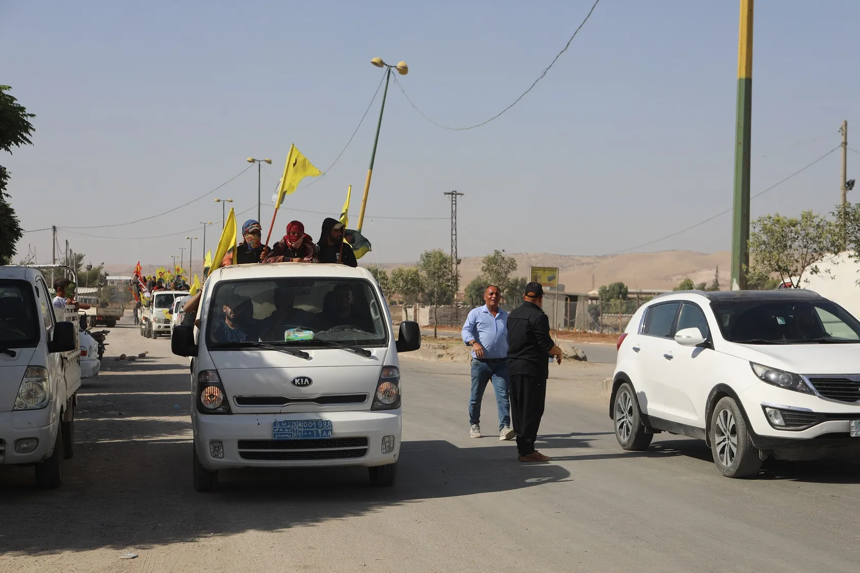 Los participantes llegan a Qamishlo