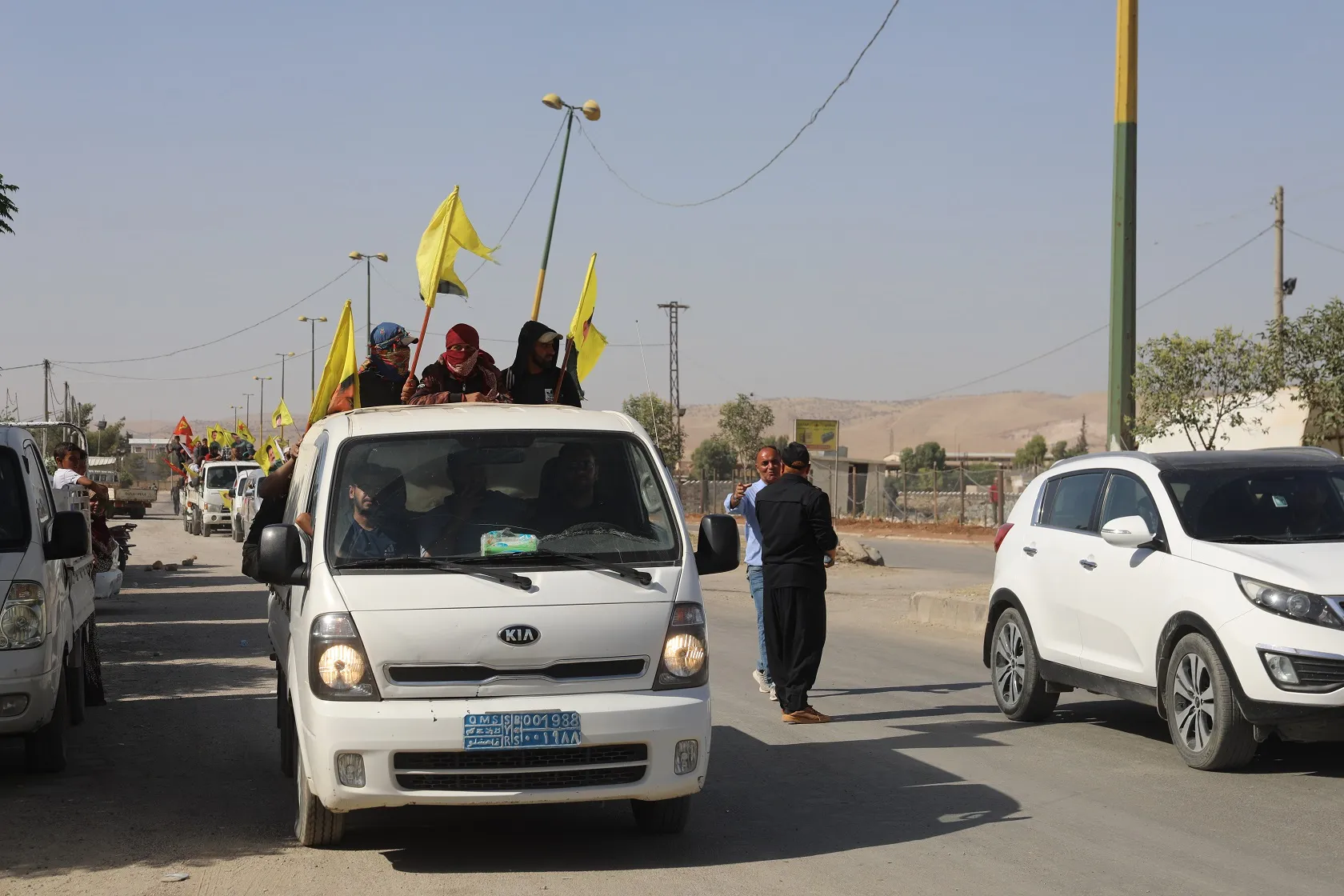 Los participantes llegan a Qamishlo