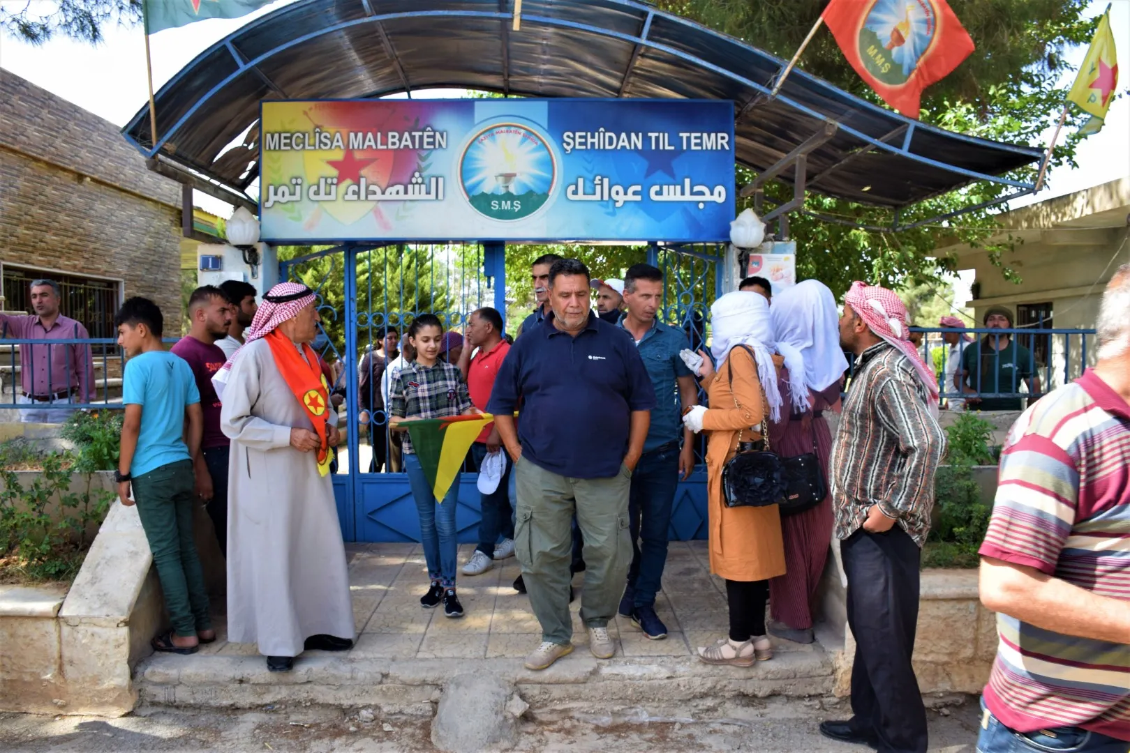 Los participantes llegan a Qamishlo