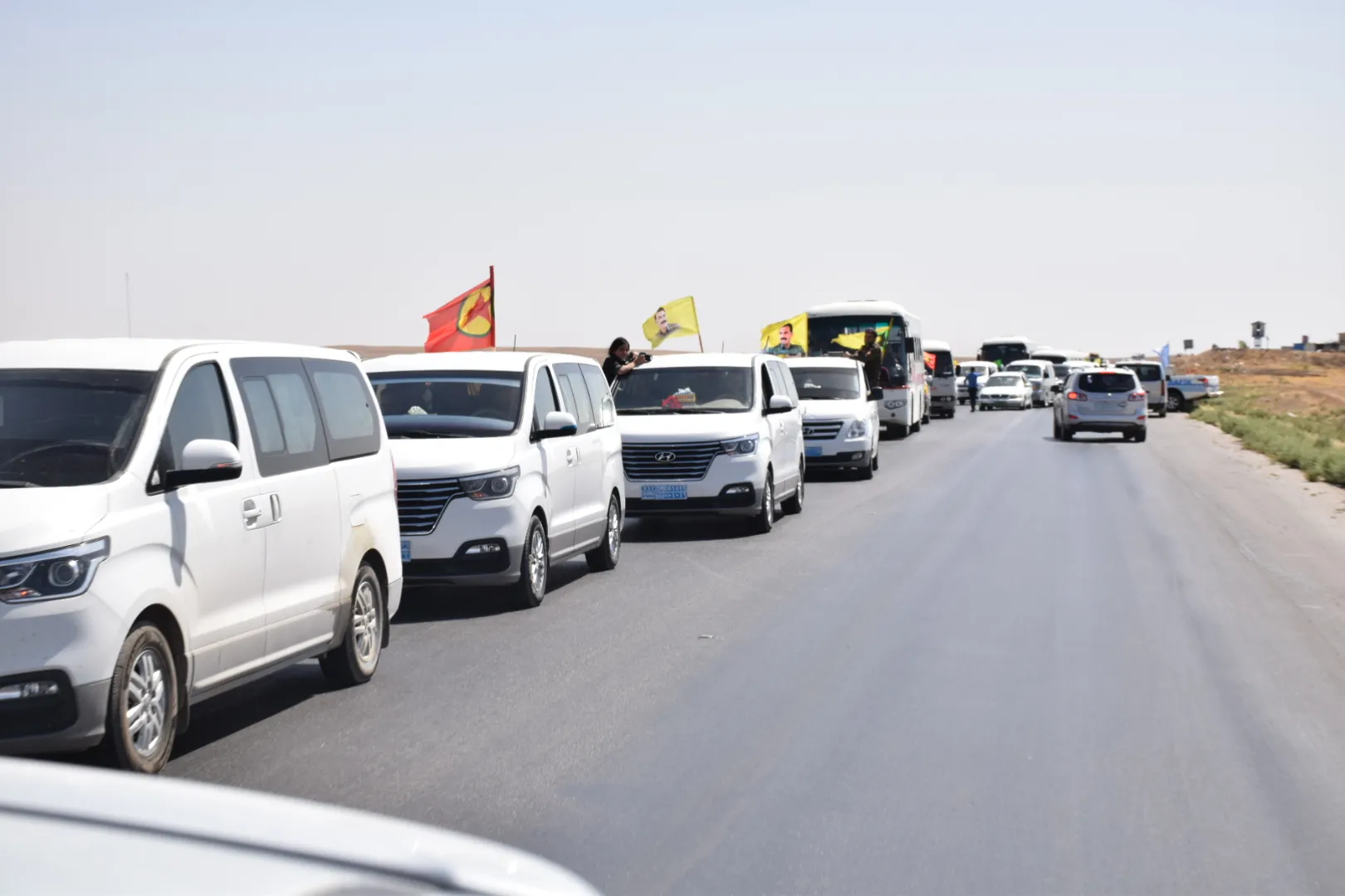Los participantes llegan a Qamishlo