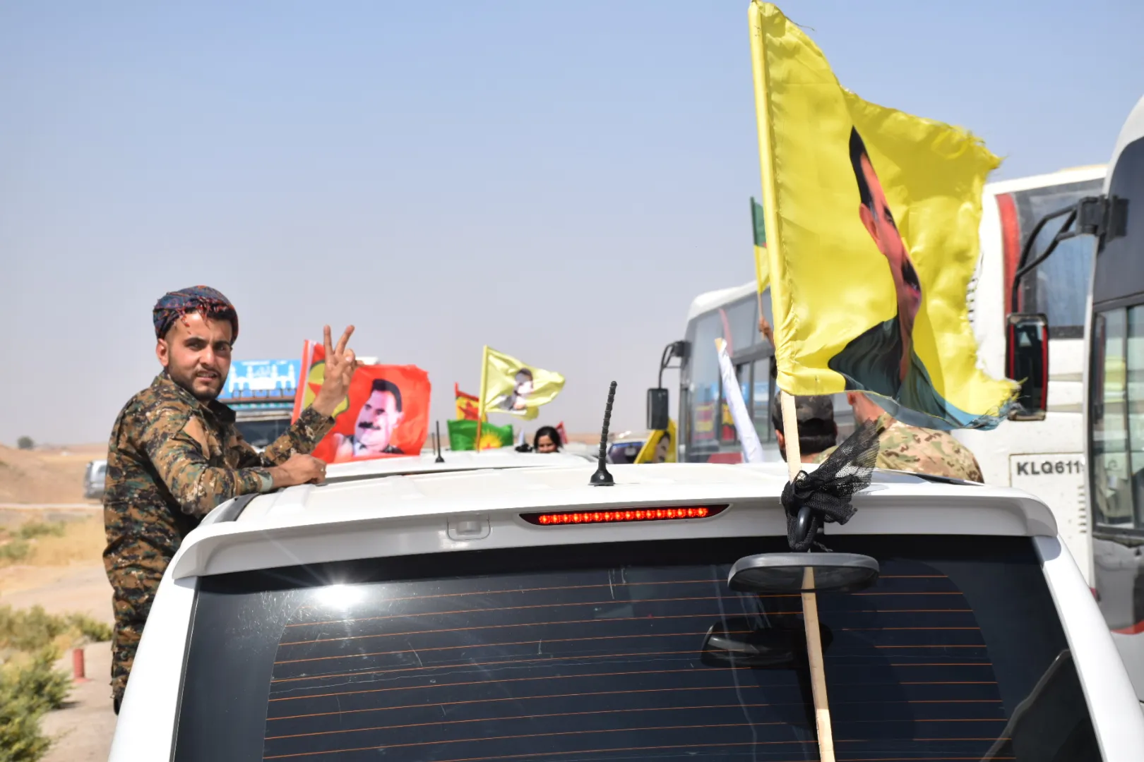 Los participantes llegan a Qamishlo