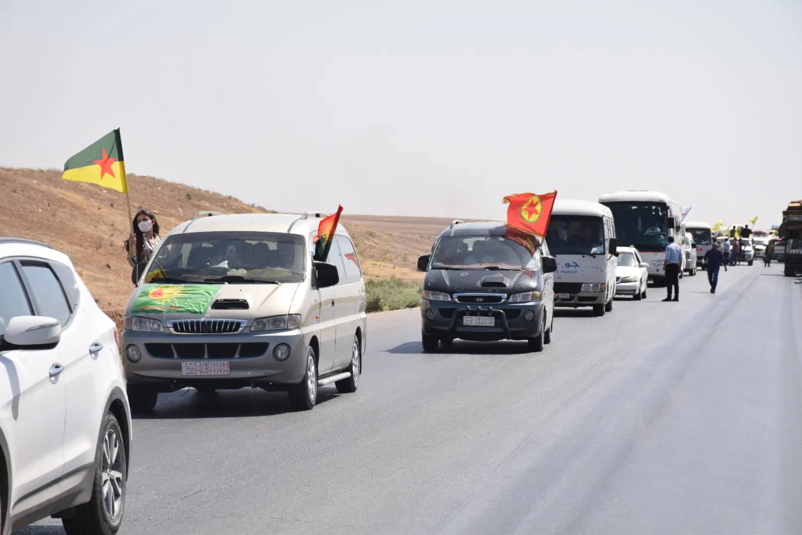 Los participantes llegan a Qamishlo
