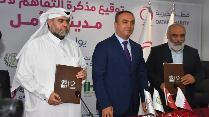 Nuevo proyecto de asentamiento lanzado por la colaboración de Qatar y Kuwait en Azaz
