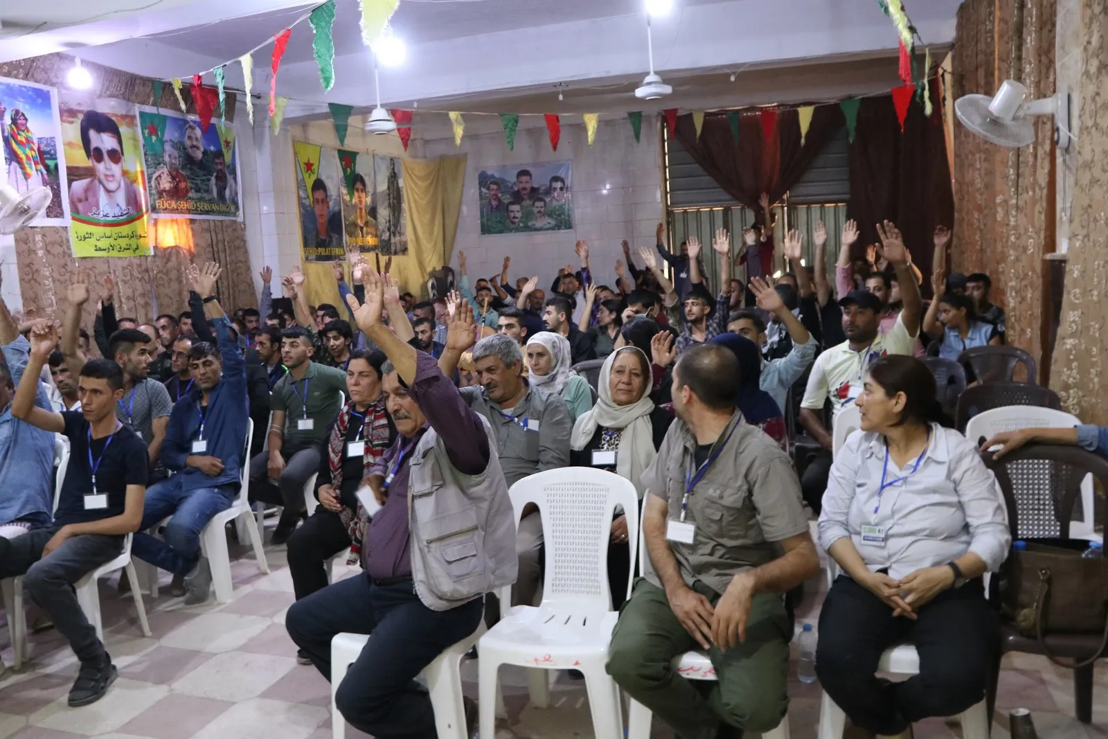 ​​​​​​​Los heridos de guerra en el cantón de Afrin celebran su conferencia constituyente