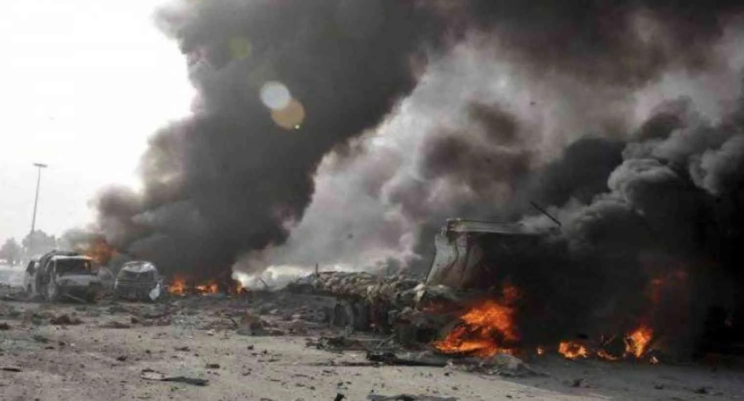 ​​​​​​​Una explosión contra un autobús de las fuerzas gubernamentales en el centro de Damasco