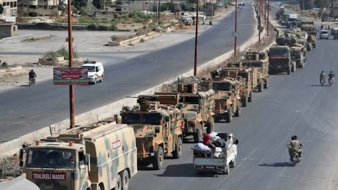 La ocupación turca envía material militar al monte Zawiye y el oeste de Idlib