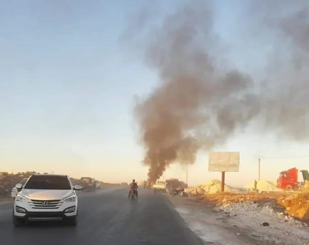 Un dron de la ocupación turca ataca un automóvil civil en Kobani