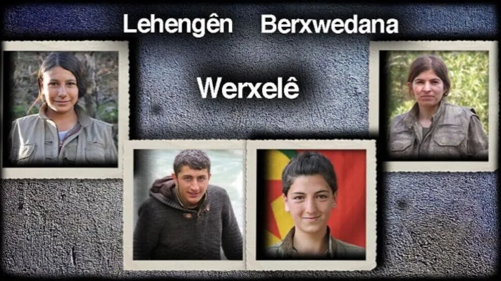 HPG revela el nombre de 4 combatientes, martirizados con armas químicas en Werxilê