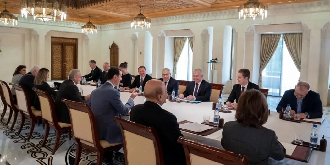 La delegación rusa discute con al-Assad la cooperación conjunta sobre el llamado comité constitucional