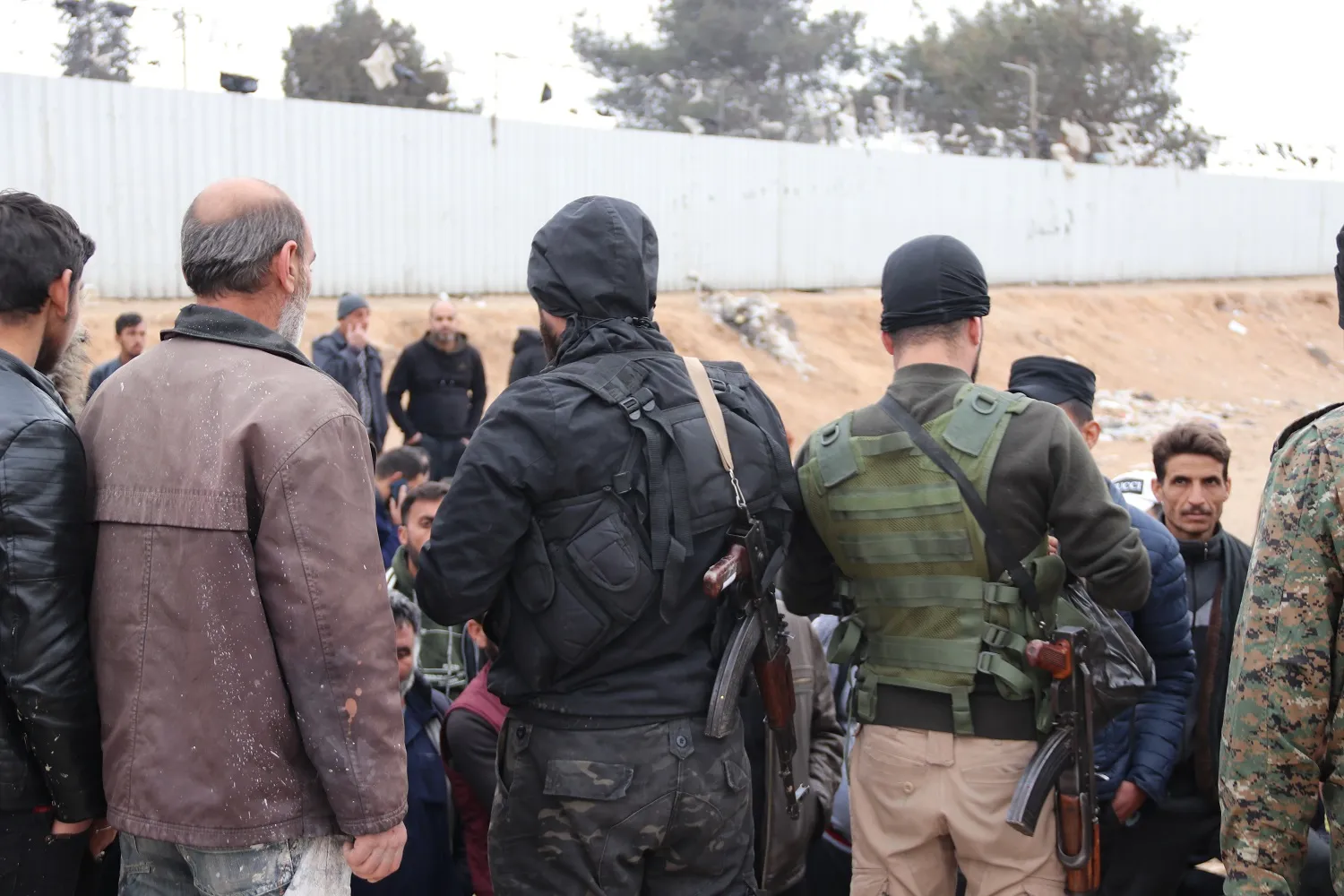 HPC participa en los operativos de búsqueda y barrido dentro de los barrios de Hasaka