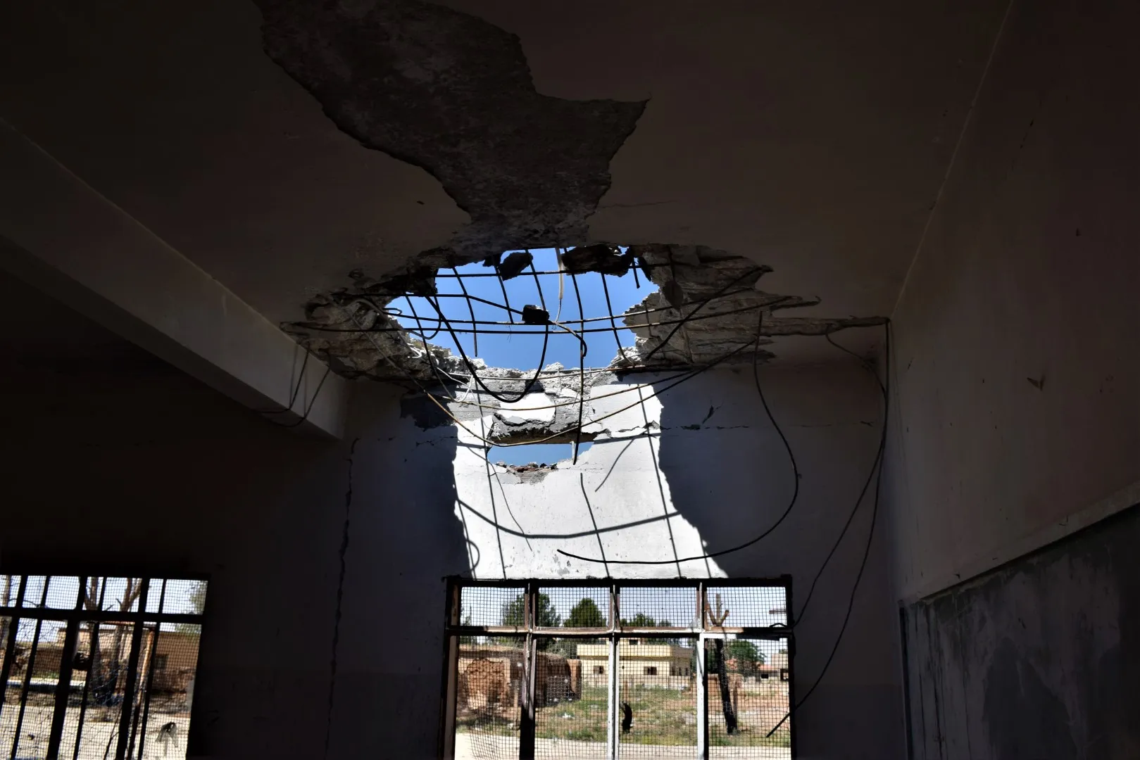 ​​​​​​​El bombardeo de la ocupación turca convierte en escombros la iglesia de Mar Sawa al-Hakim