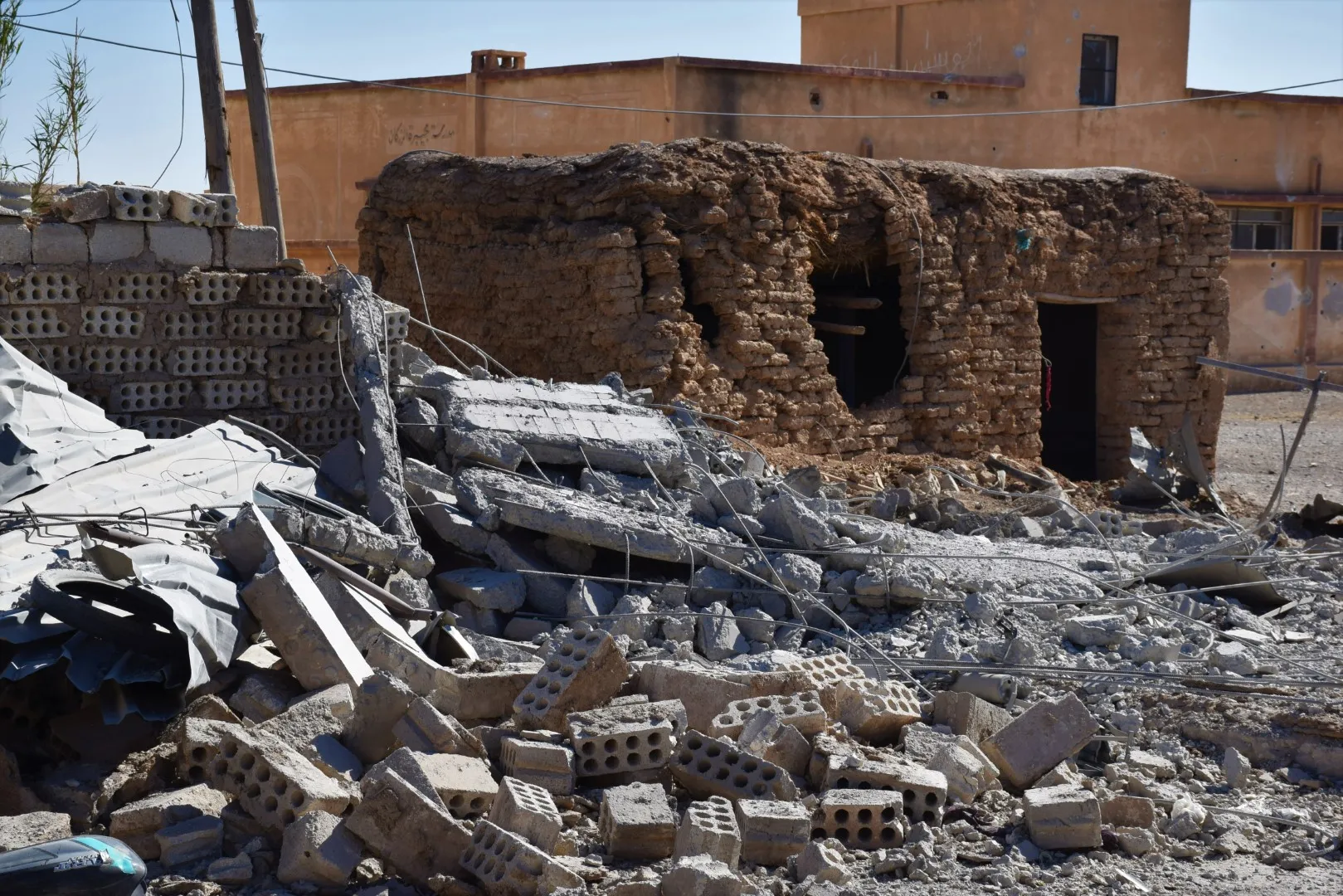 ​​​​​​​El resultado de 3 días de bárbaros bombardeos turcos contra Zerghan y Tal Tamr