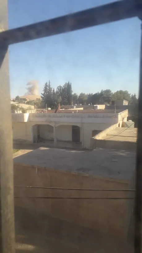 ​​​​​​​ANHA documenta el bombardeo turco contra el distrito de Zarghan y su campo