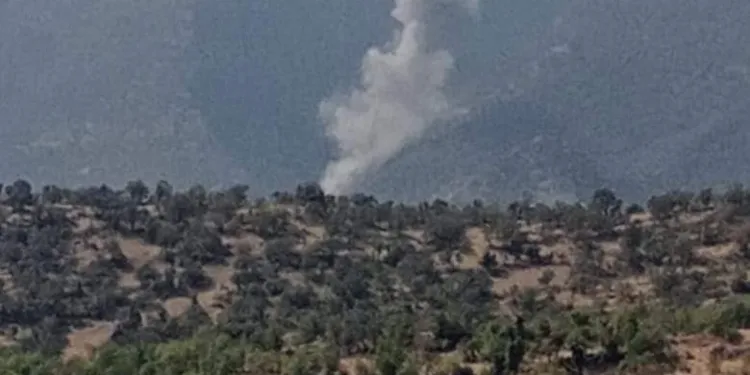 Roj News: Aviones de ocupación turcos bombardearon el distrito de Amediya
