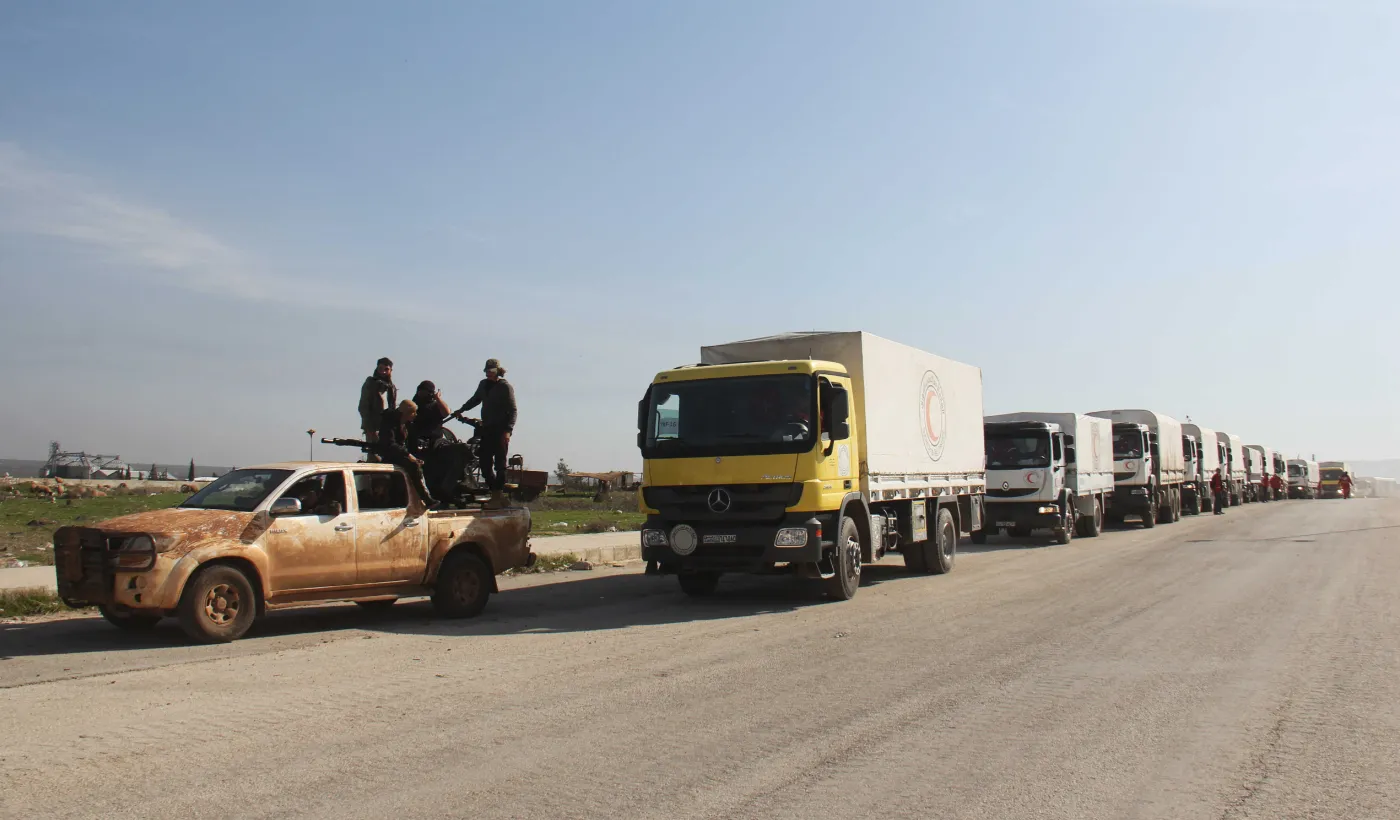 Extender la entrada de ayuda humanitaria a través de cruce bajo control de "terroristas internacionales"