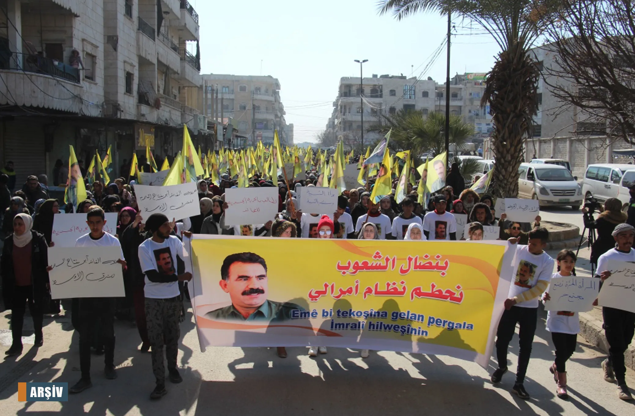 Nueve manifestaciones en el noreste de Siria por conspiración internacional