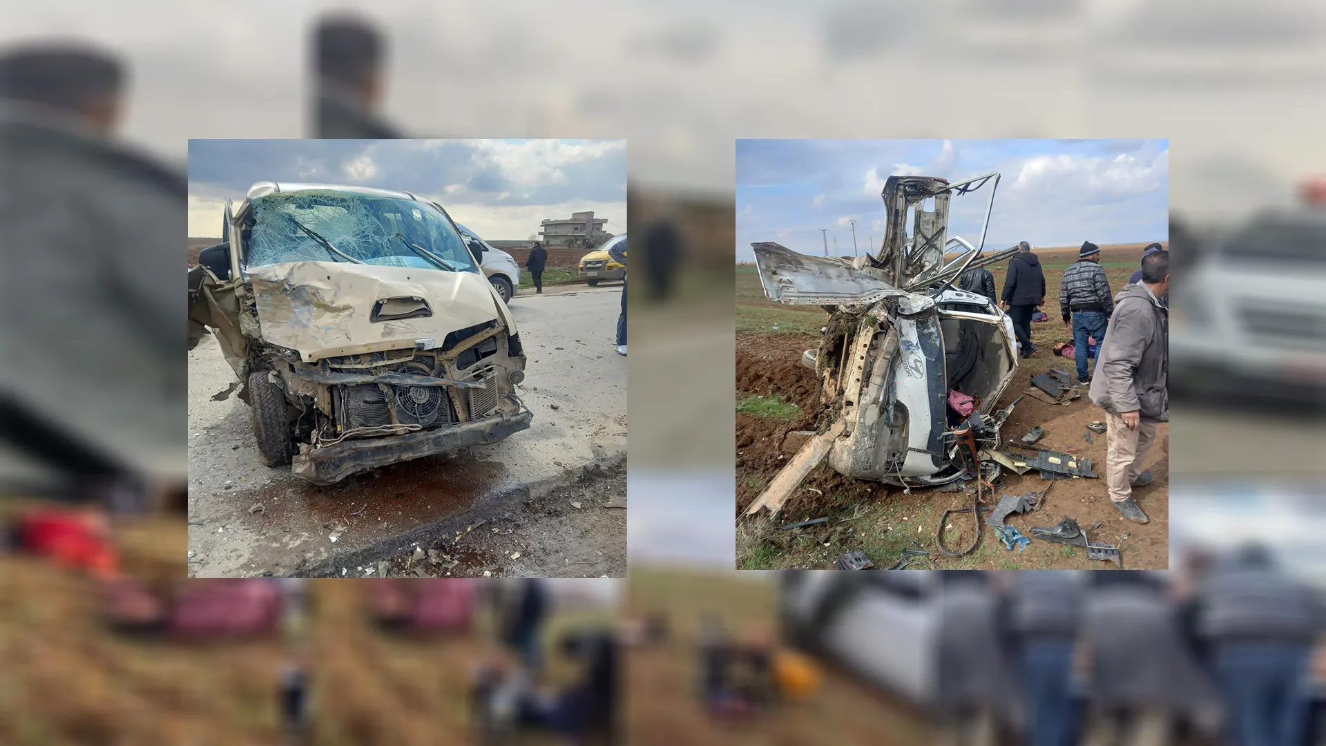 Accidente automovilístico en la carretera Dêrik-Qamishlo: un hombre muerto, al menos 10 heridos