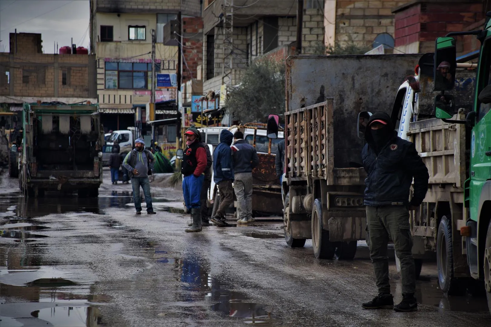 Residentes de la ciudad de Hasakah participan en un nuevo proyecto ambiental