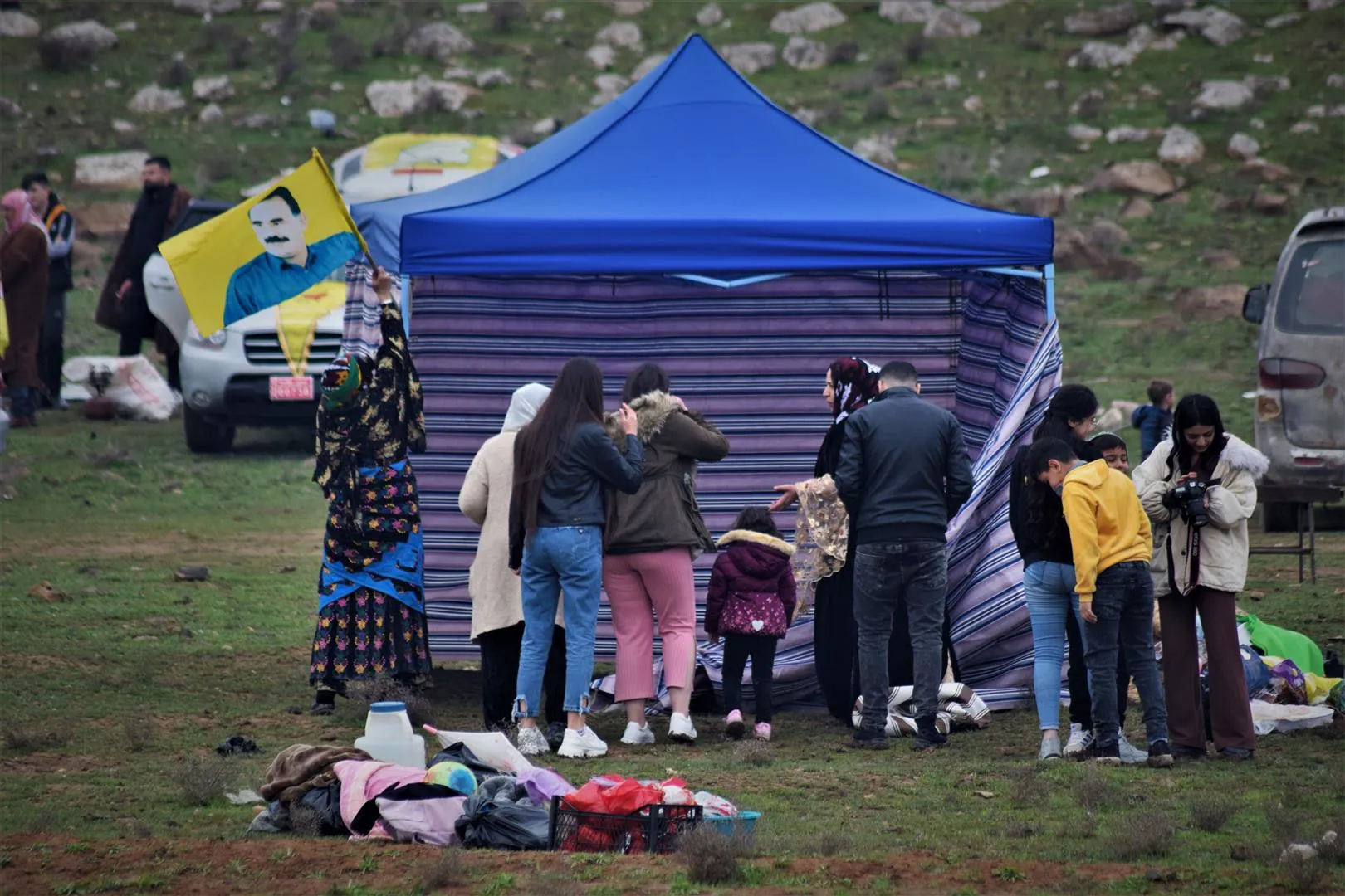 La gente del norte y este de Siria acude a las plazas de Newroz