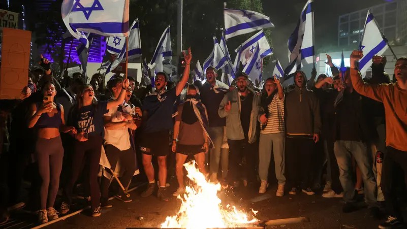 Israelíes confirman que seguirán las protestas contra las enmiendas judiciales