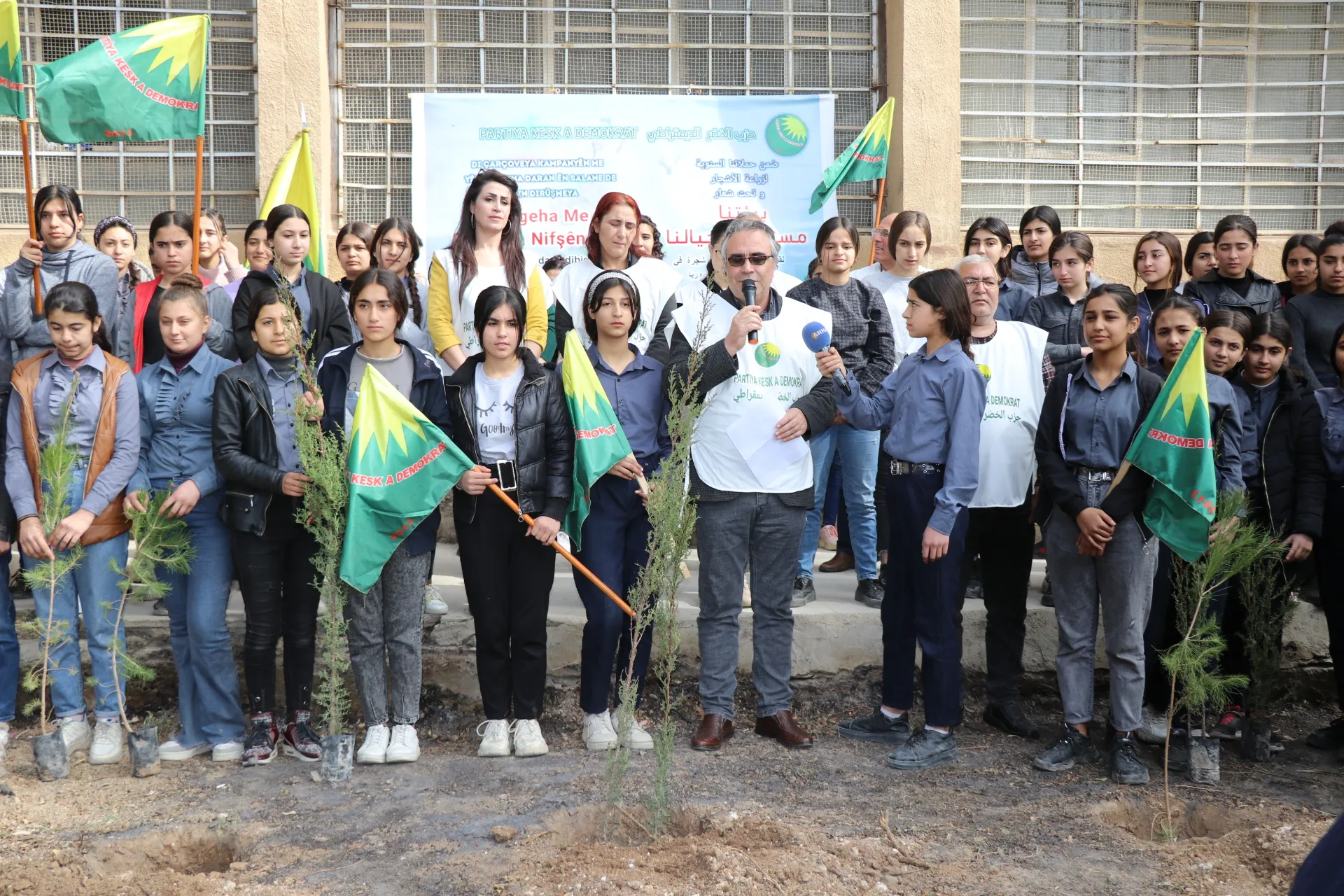 Partido Verde Democrático lanza campaña de plantación de árboles