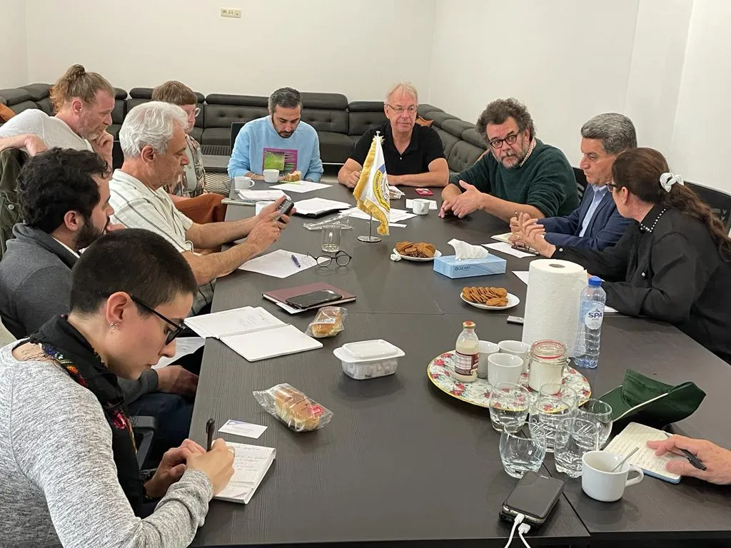 ​​​​​​​Una delegación belga se reúne con representante de AANES para desarrollar planes para futuros proyectos