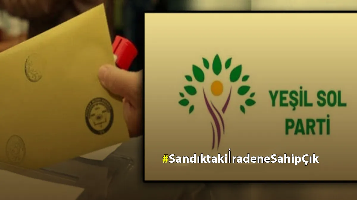 ​​​​​​​Hashtag #SandıktakiİradeneSahipÇık para proteger las encuestas