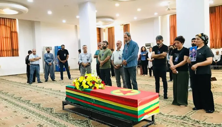 Civiles de Sulaymaniyah se despiden del mártir Hussein Arsan
