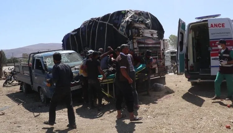 Unas 20 personas muertas y heridas en redadas rusas en Idlib