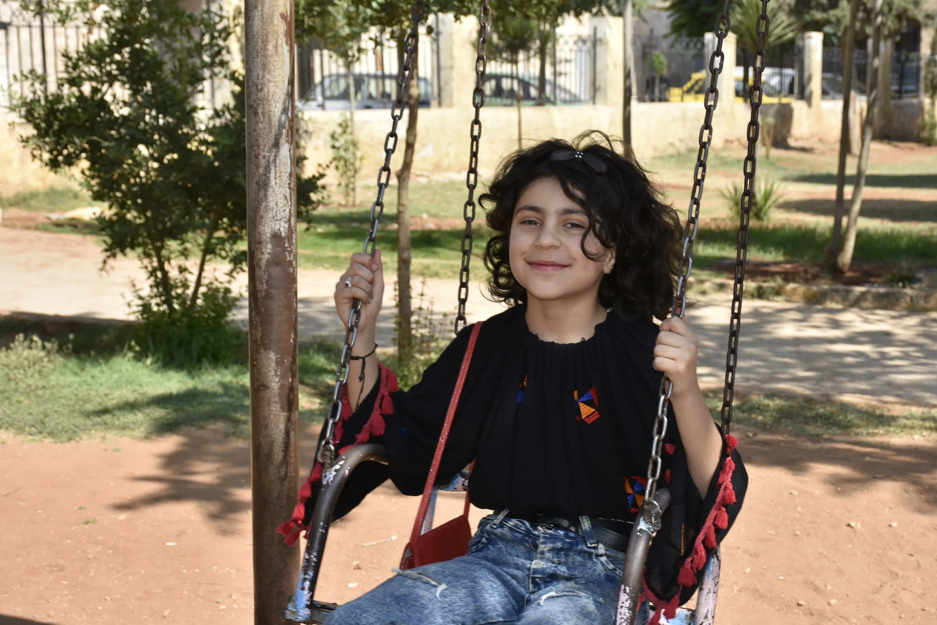 Niños celebran Eid al-Adha