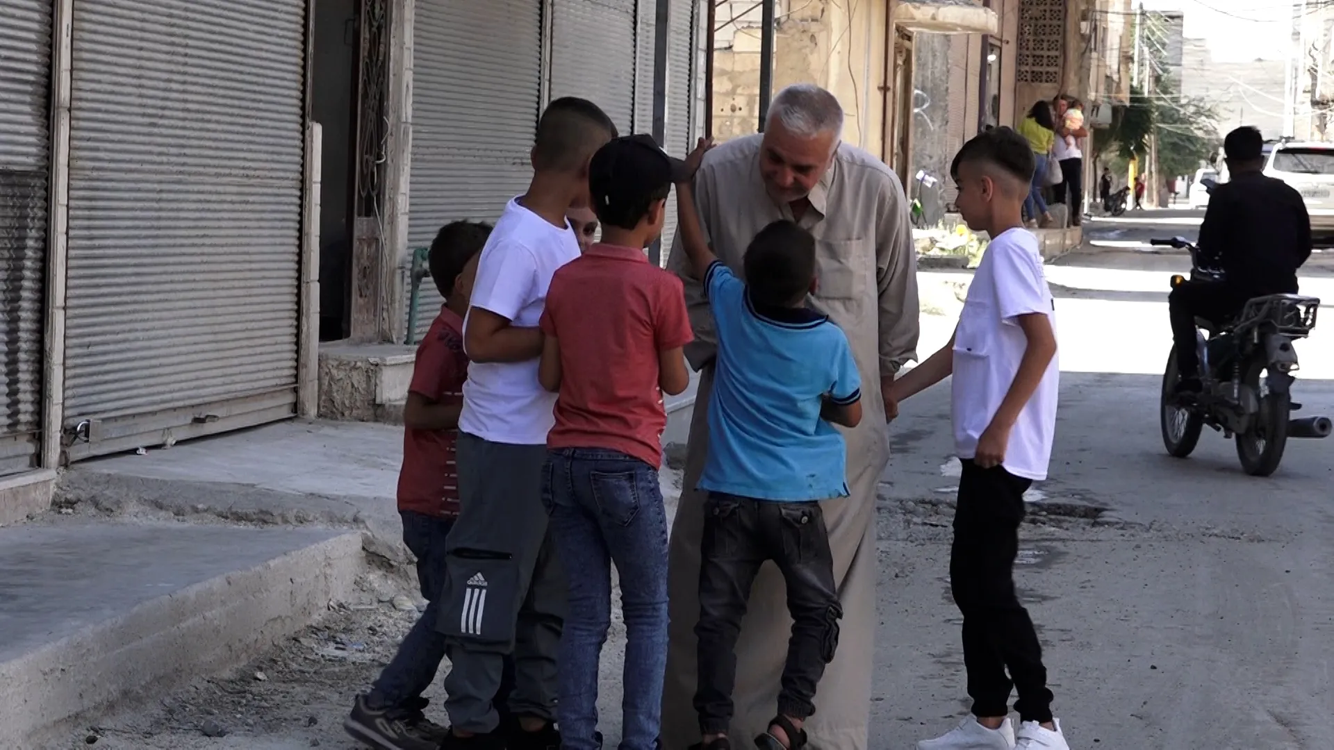 Niños celebran Eid al-Adha