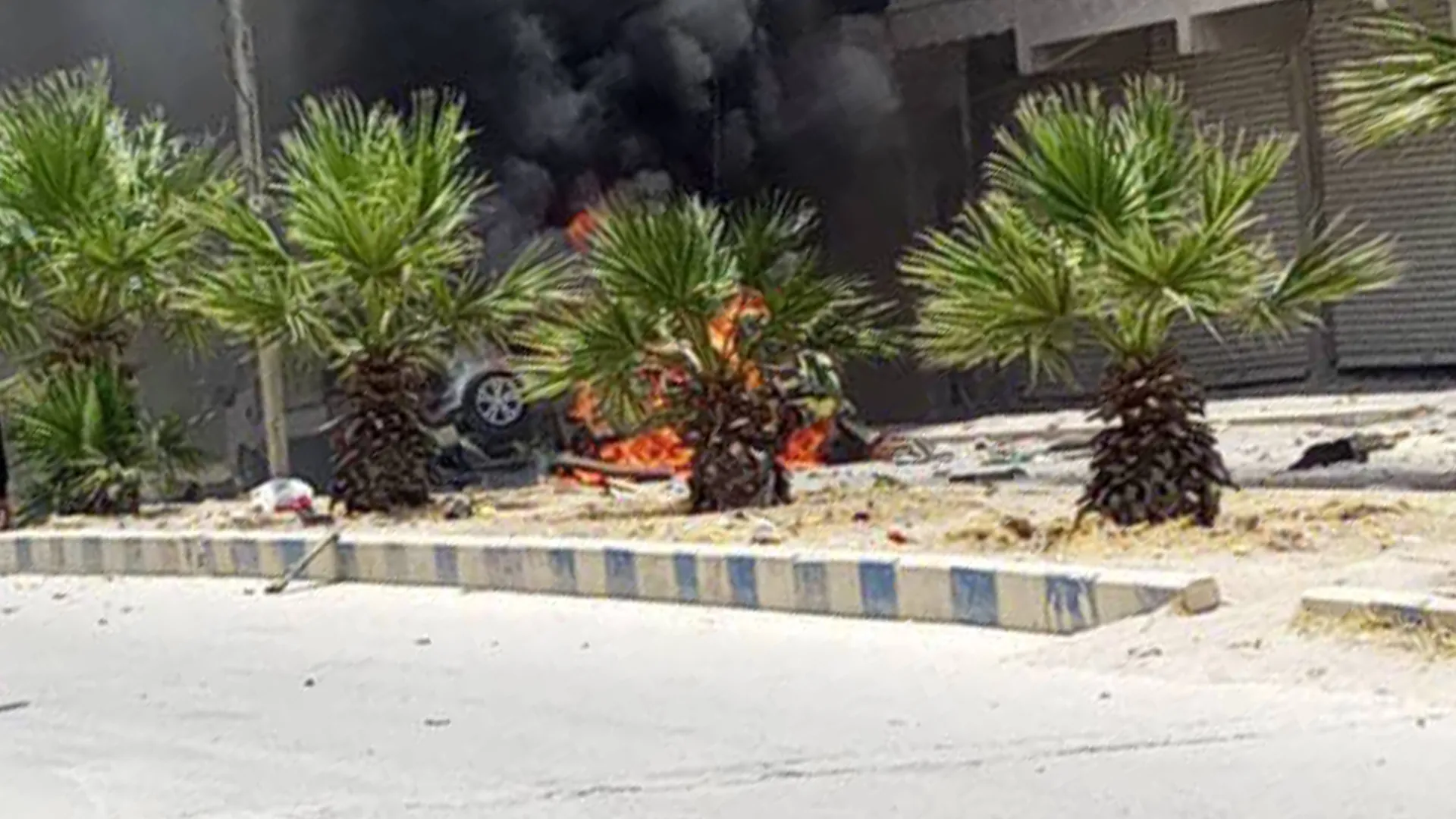 Explosión de un automóvil en Manbij