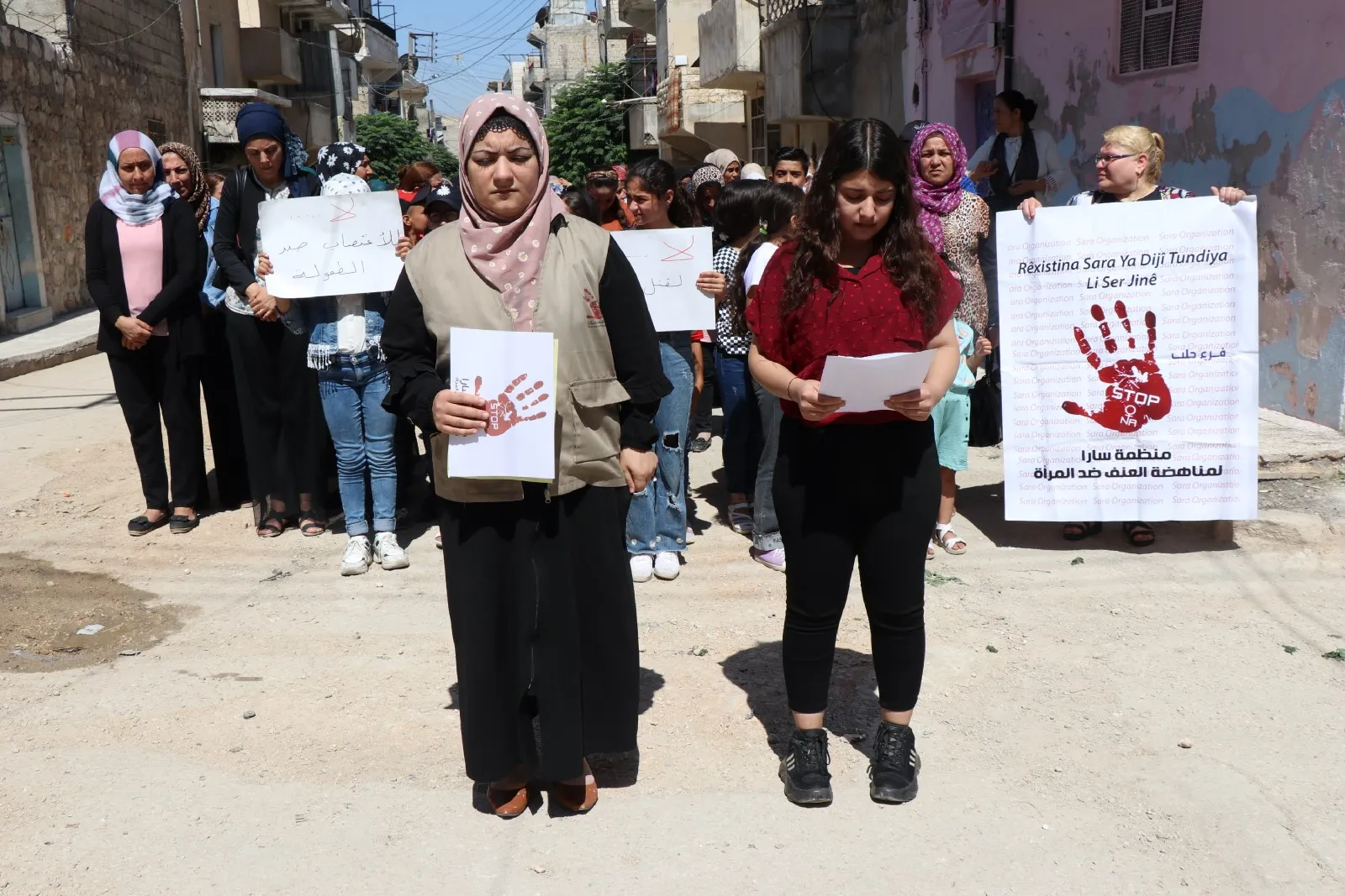 SARA y Schlier critican la violación de una niña por mercenarios turcos en Afrin
