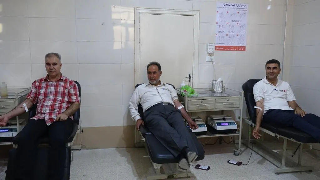 Comienza la campaña de donación de sangre de Raqqa