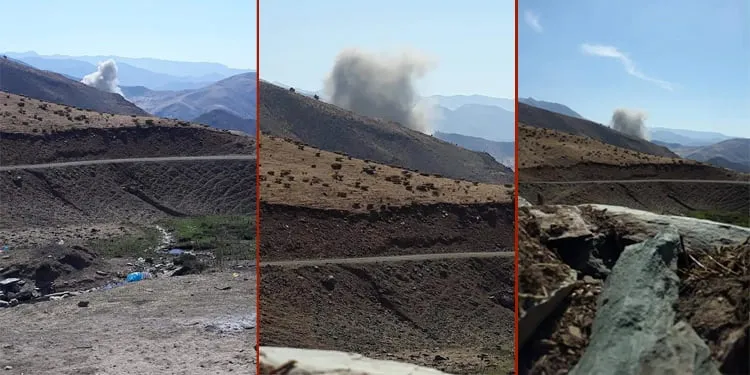 La ocupación turca bombardea el distrito de Bradost