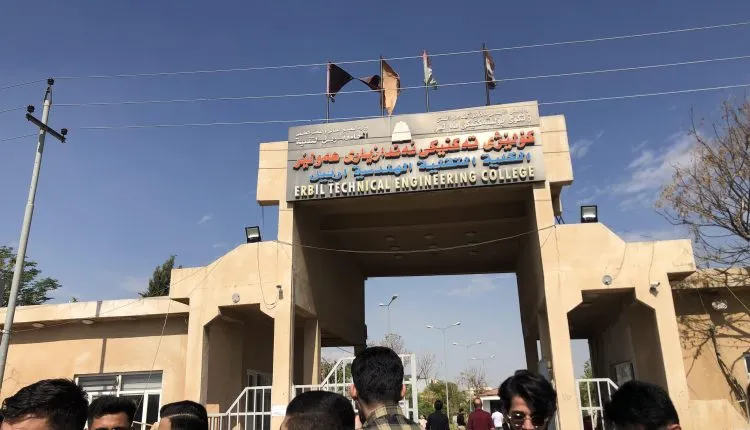 Los estudiantes protestan contra las políticas del PDK en Erbil