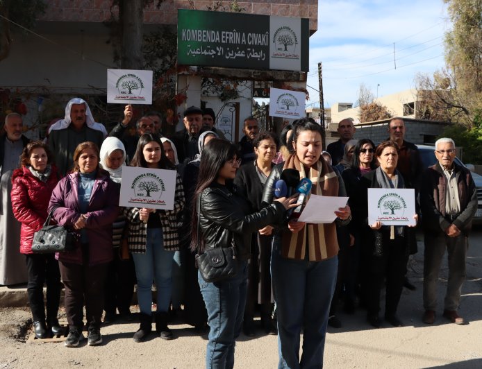 La Asociación Afrin denuncia el bloqueo de Damasco en Shahba