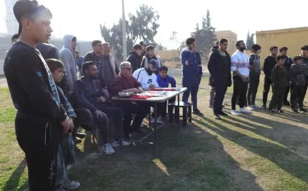 Comienza el torneo deportivo en Tabqa