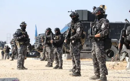 Las Fuerzas de Seguridad Interna descubren armas y municiones en el campamento de Al Hol
