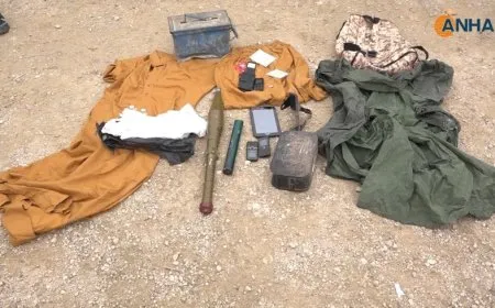 Las fuerzas de seguridad publican información sobre armas confiscadas en el campo de Al Hol