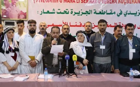 Hasaka acoge la sexta conferencia de la Casa Yazidi