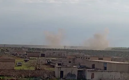 El ejército de ocupación turco ataca una aldea en Shahba