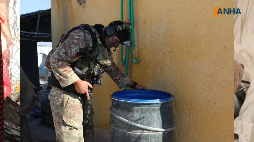 Las Fuerzas de Seguridad Interna llevan a cabo una operación en las secciones 4 y 7 del campamento de Al Hol